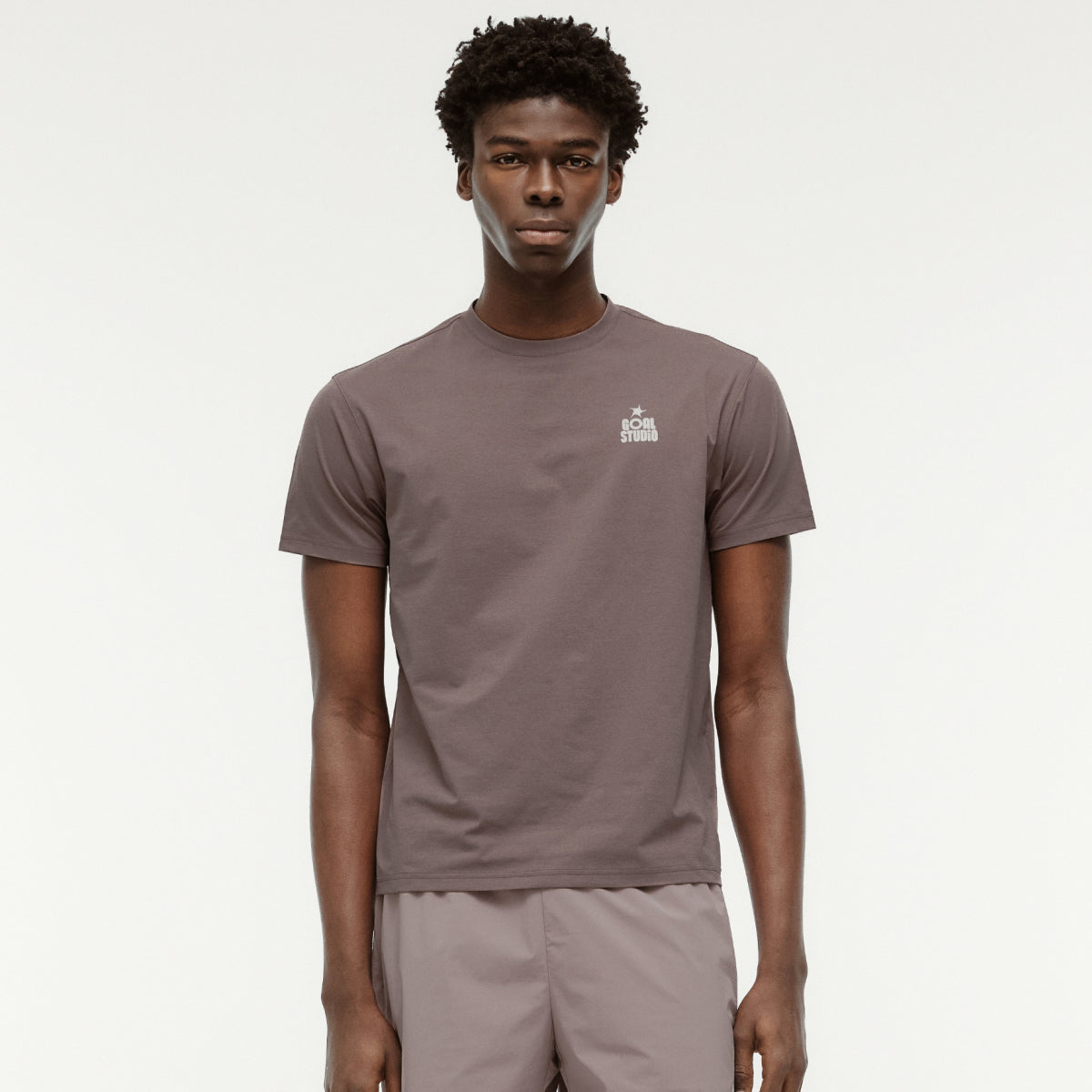 M'S ESSENTIAL AIRDRY TEE - BROWN