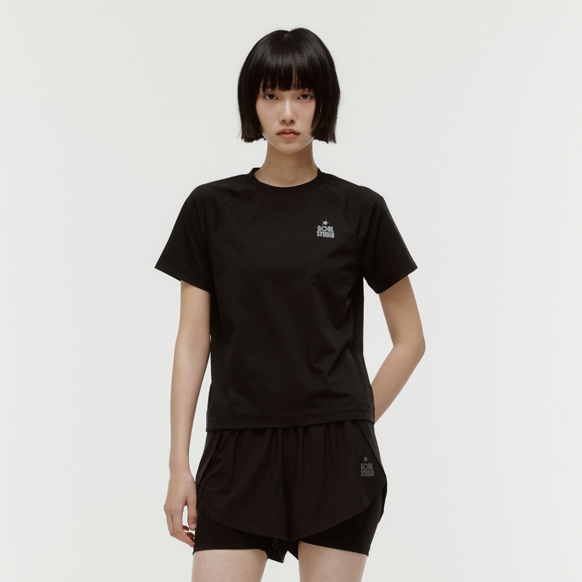 W'S ESSENTIAL AIRDRY TEE - BLACK