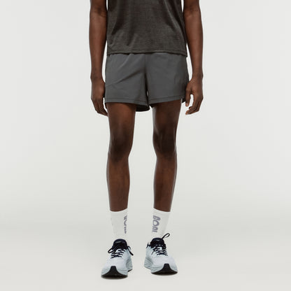 M'S 5" RUNNING SHORTS - CHARCOAL