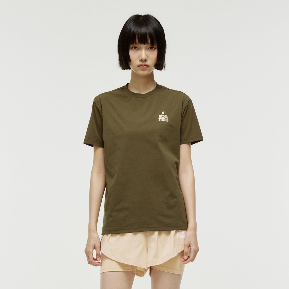 MAP LOGO AIRDRY TEE - OLIVE GREEN