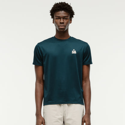 ACTIVE TRACK GOAL LOGO TEE - DARK GREEN