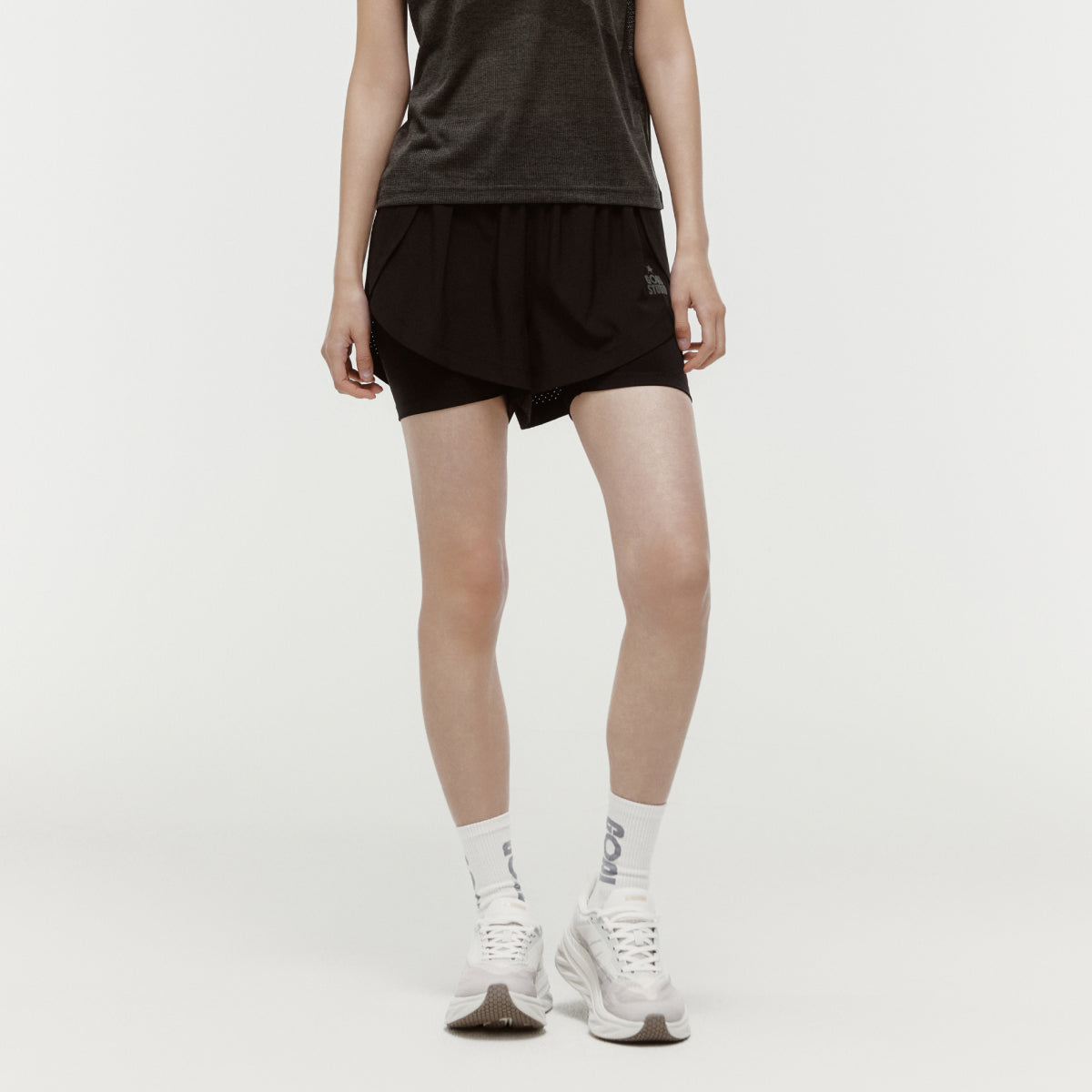W'S 2" RUNNING SHORTS - BLACK