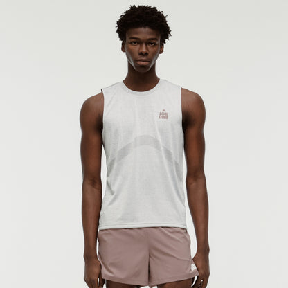 M'S JACQUARD SLEEVELESS - BEIGE