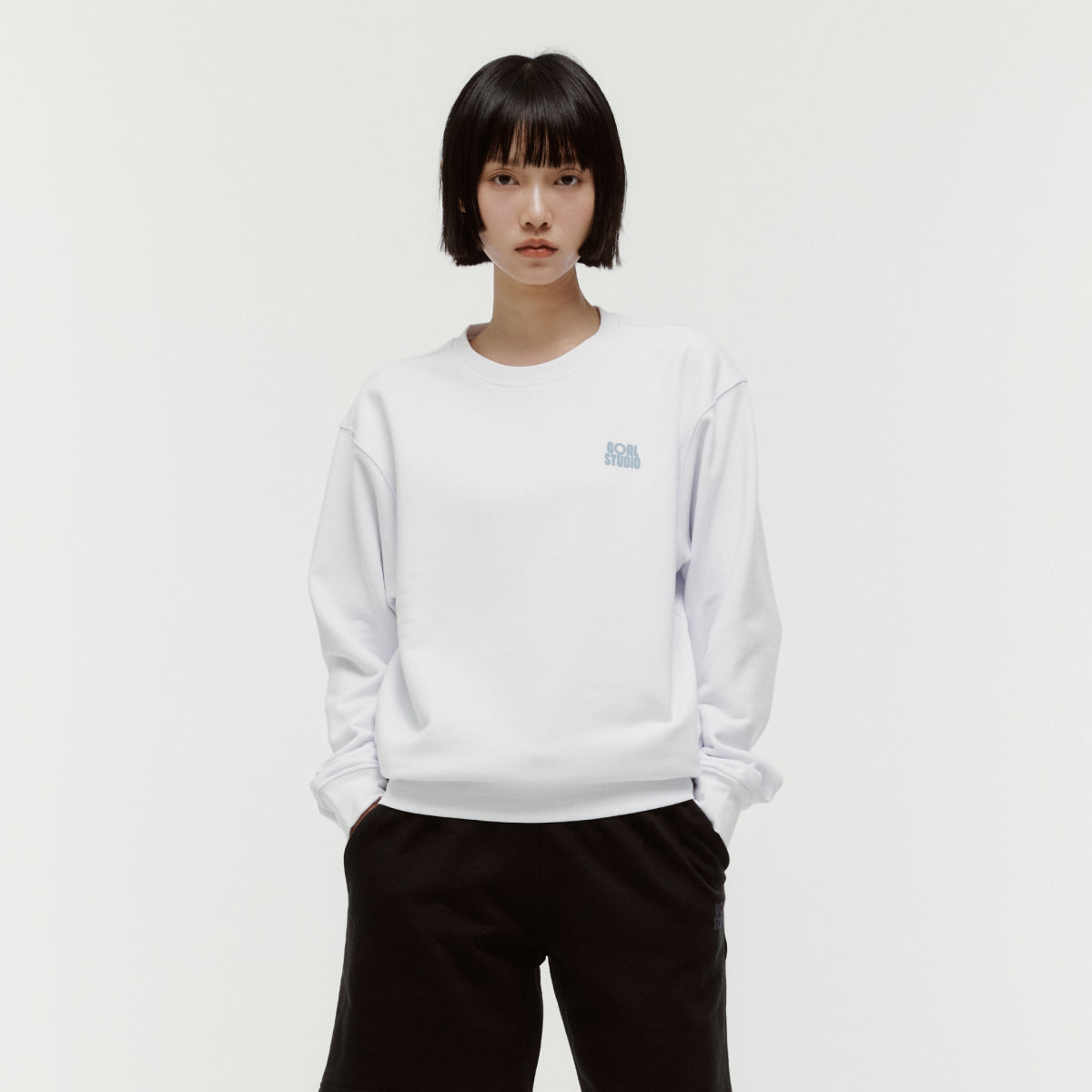 MAP LOGO CREWNECK - OFF WHITE