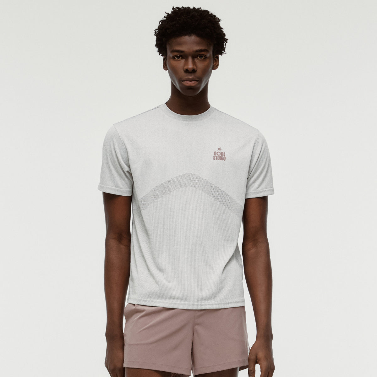 M'S JACQUARD TEE - BEIGE