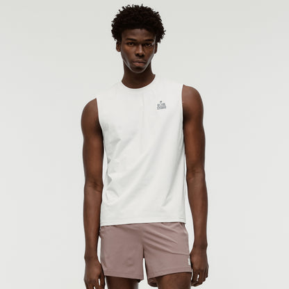 M'S ESSENTIAL AIRDRY SLEEVELESS - OFF WHITE