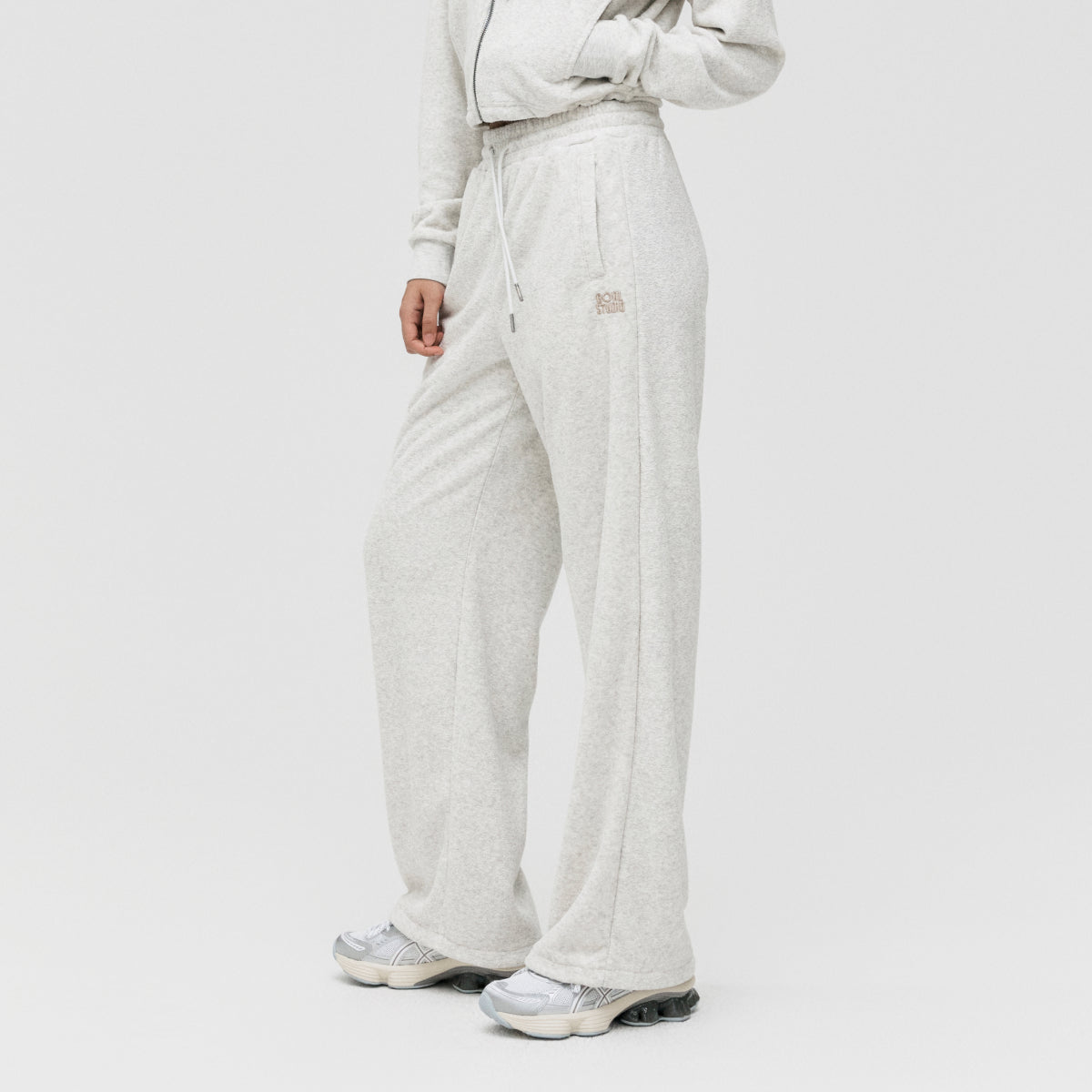W'S TERRY FLEECE PANTS - OATMEAL