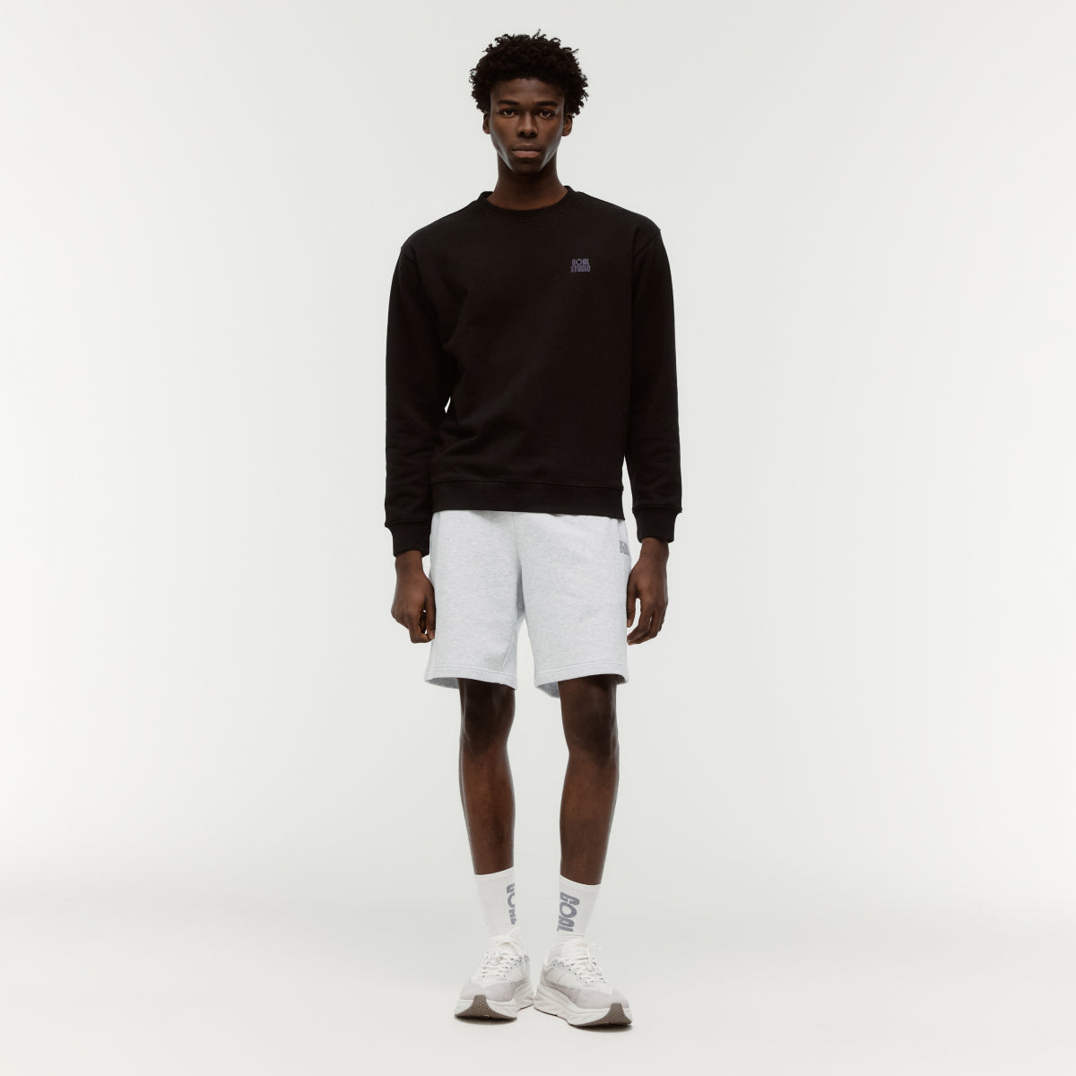 MAP LOGO CREWNECK - BLACK