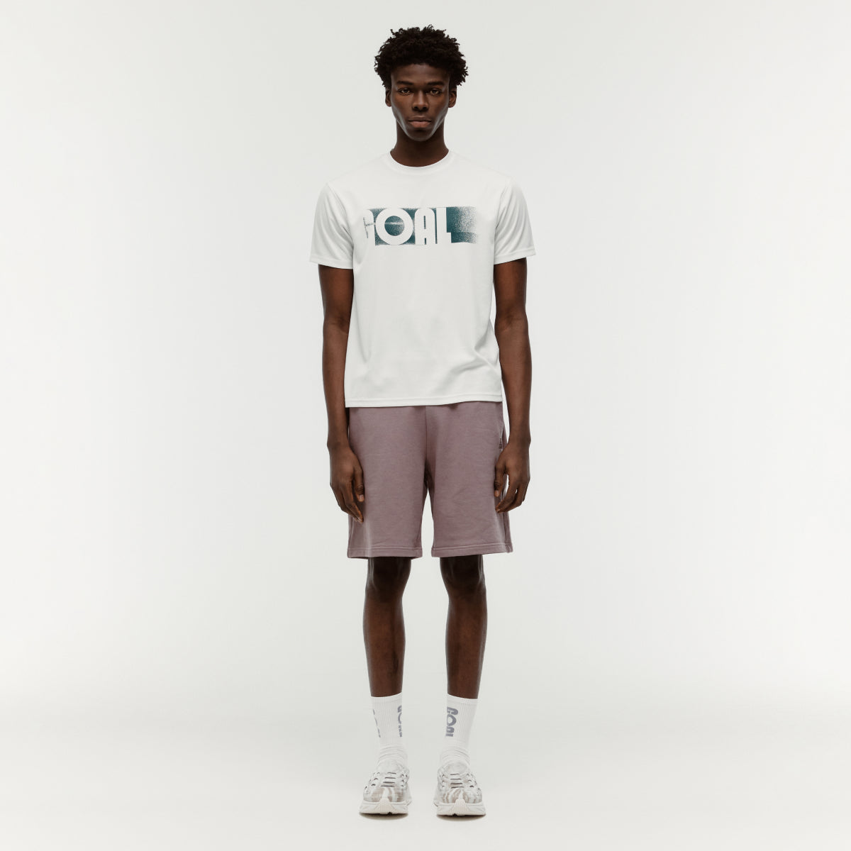 SWEAT JERSEY SHORTS - BROWN