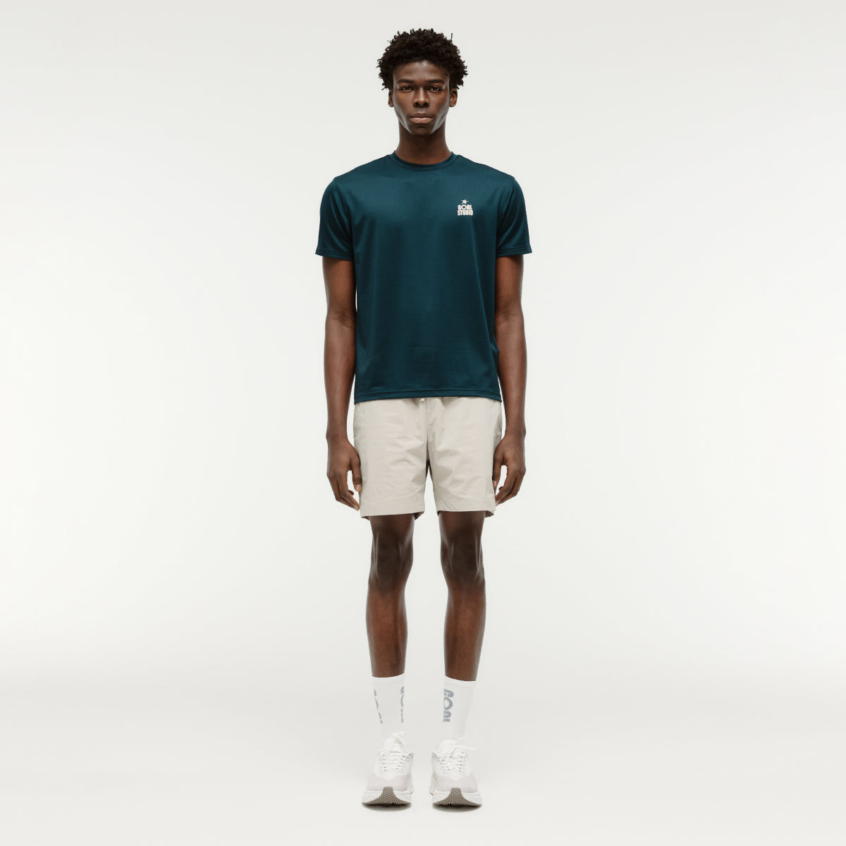 ACTIVE TRACK GOAL LOGO TEE - DARK GREEN