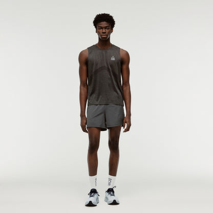 M'S 5" RUNNING SHORTS - CHARCOAL