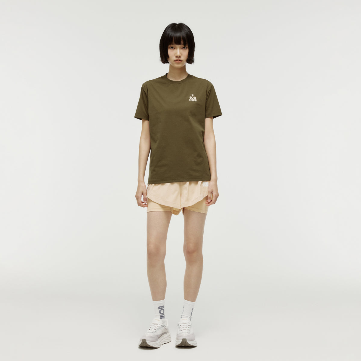 W'S 2" RUNNING SHORTS - SAND