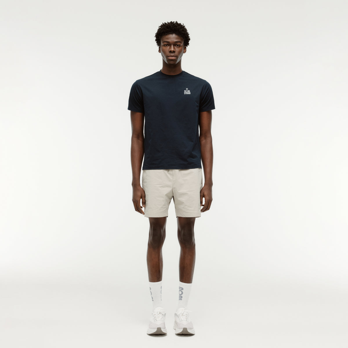 M'S ESSENTIAL STRETCH SHORTS - BEIGE