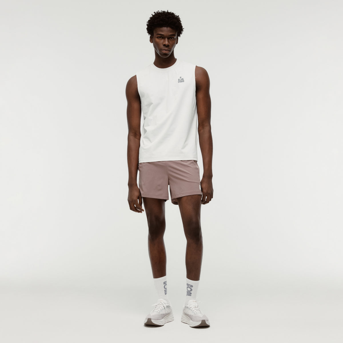 M'S ESSENTIAL AIRDRY SLEEVELESS - OFF WHITE