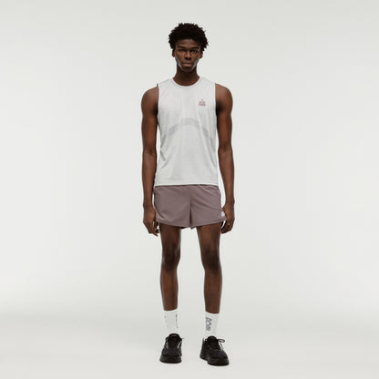 M'S 5" RUNNING SHORTS - BROWN