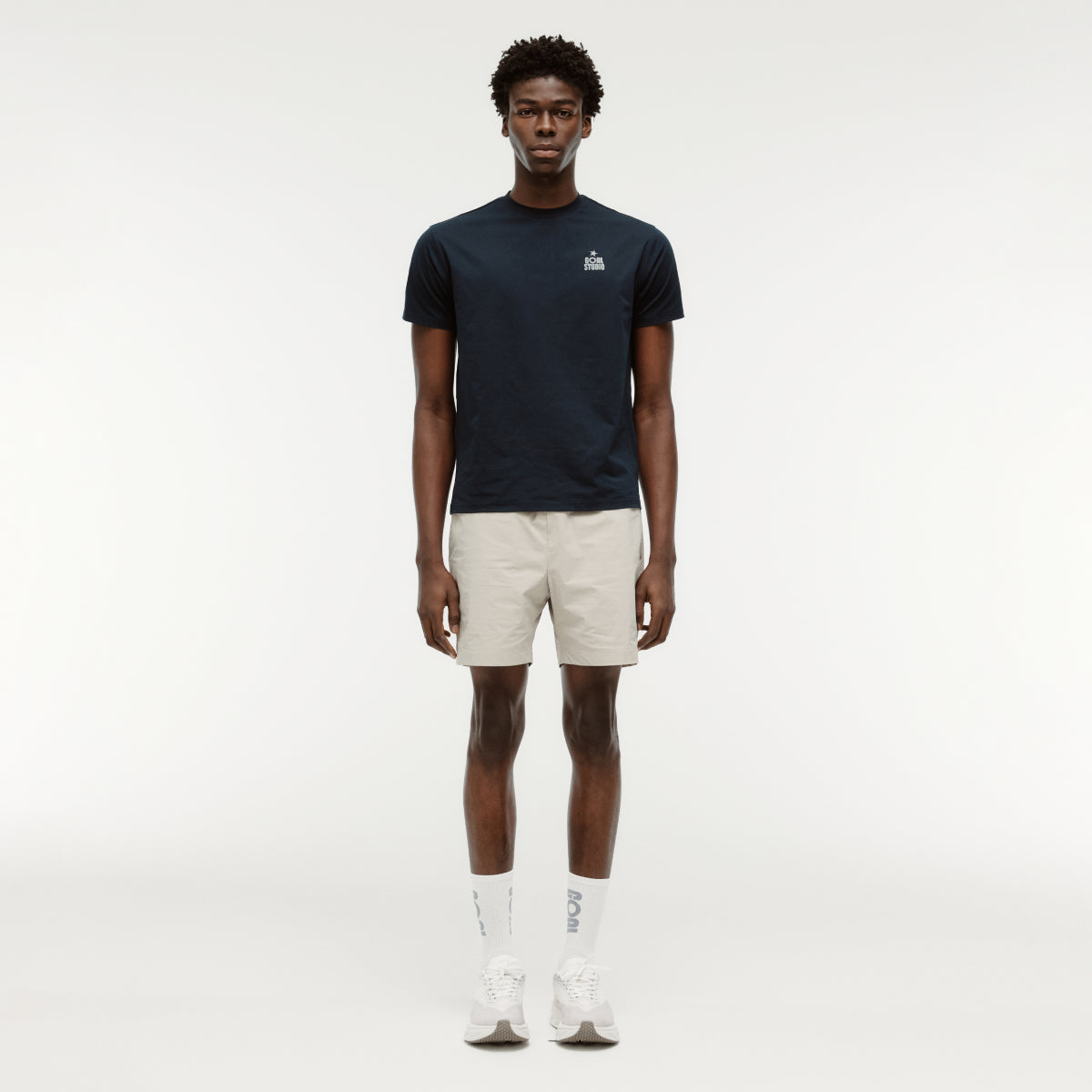 MAP LOGO AIRDRY TEE - NAVY