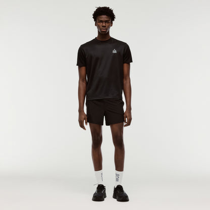 ACTIVE TRACK GOAL LOGO TEE - BLACK