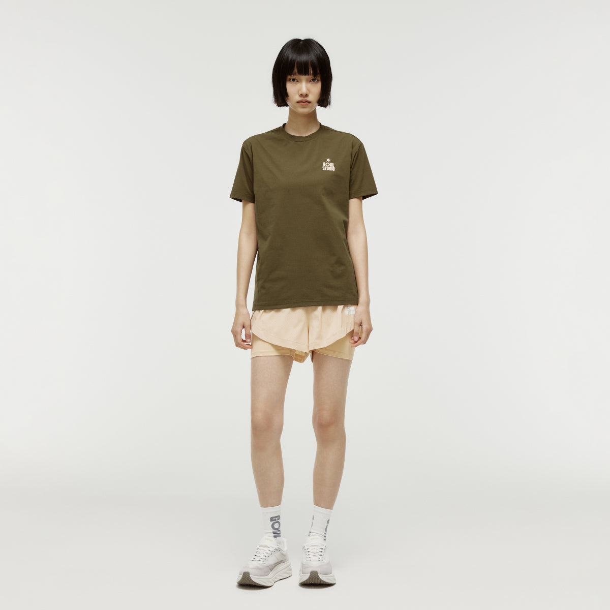 MAP LOGO AIRDRY TEE - OLIVE GREEN
