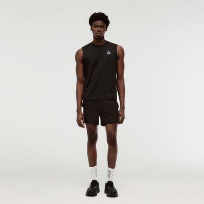 M'S 5" RUNNING SHORTS - BLACK