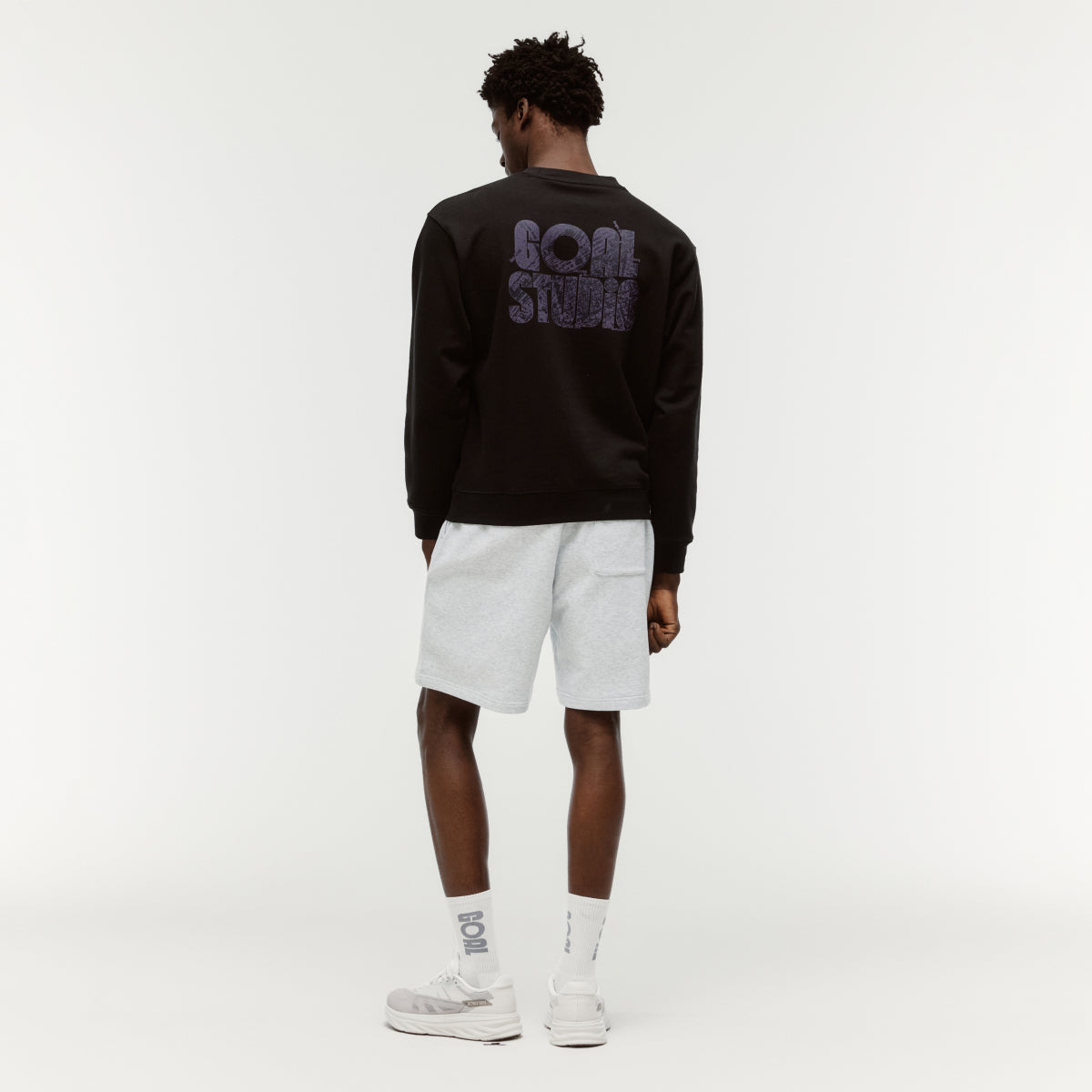 SWEAT JERSEY SHORTS - MELANGE GREY