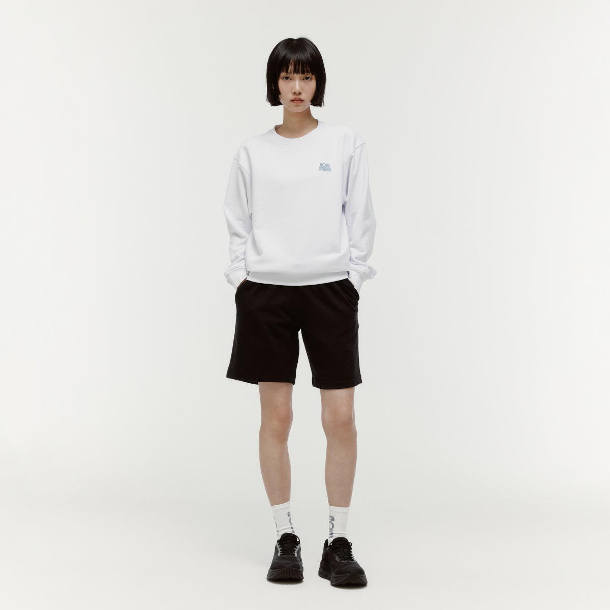MAP LOGO CREWNECK - OFF WHITE