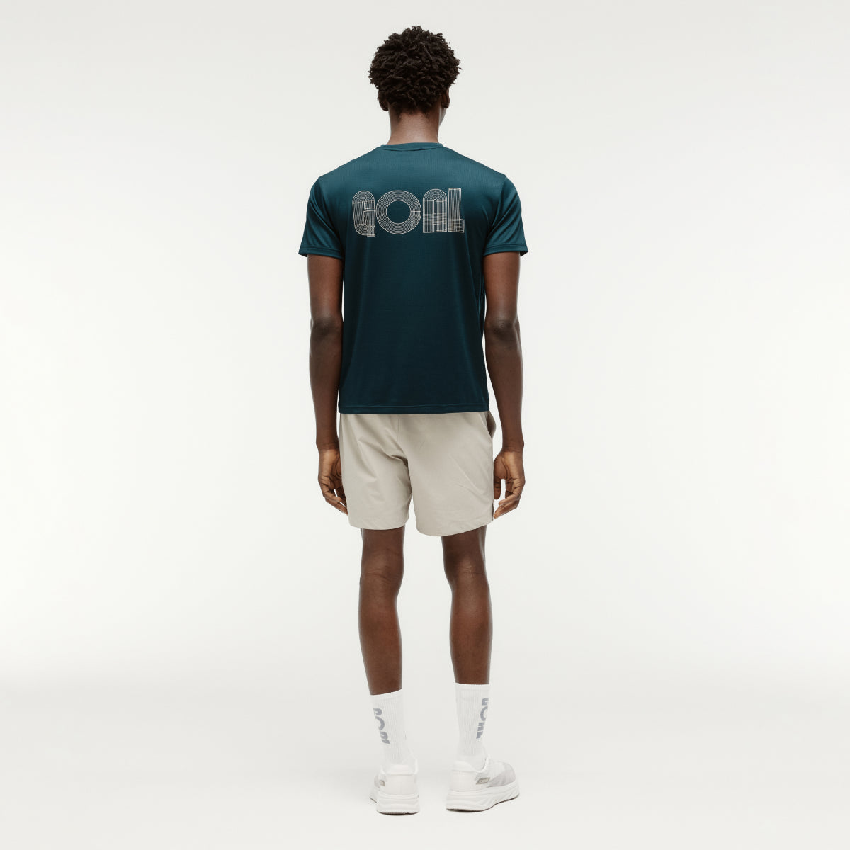 ACTIVE TRACK GOAL LOGO TEE - DARK GREEN