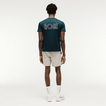 ACTIVE TRACK GOAL LOGO TEE - DARK GREEN