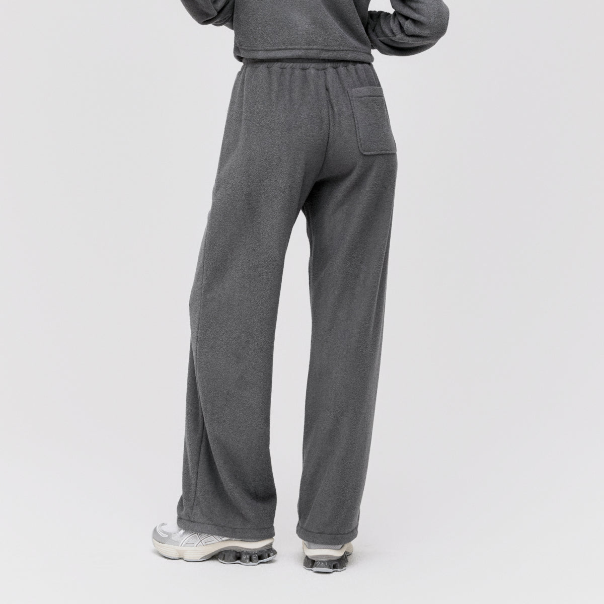 W'S TERRY FLEECE PANTS - CHARCOAL