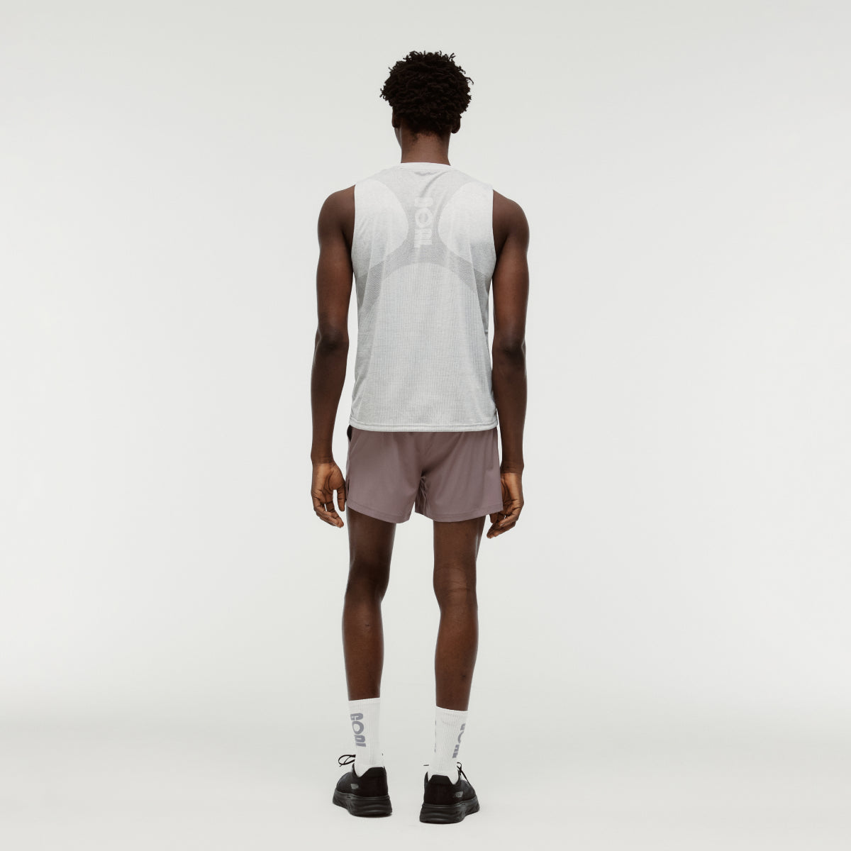 M'S 5" RUNNING SHORTS - BROWN