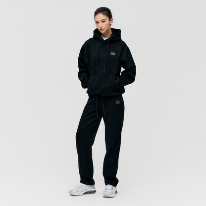 ESSENTIAL BRUSHED PANTS - BLACK
