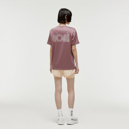 ACTIVE TRACK GOAL LOGO TEE - BRICK