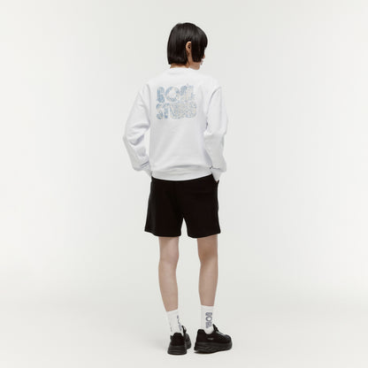 MAP LOGO CREWNECK - OFF WHITE