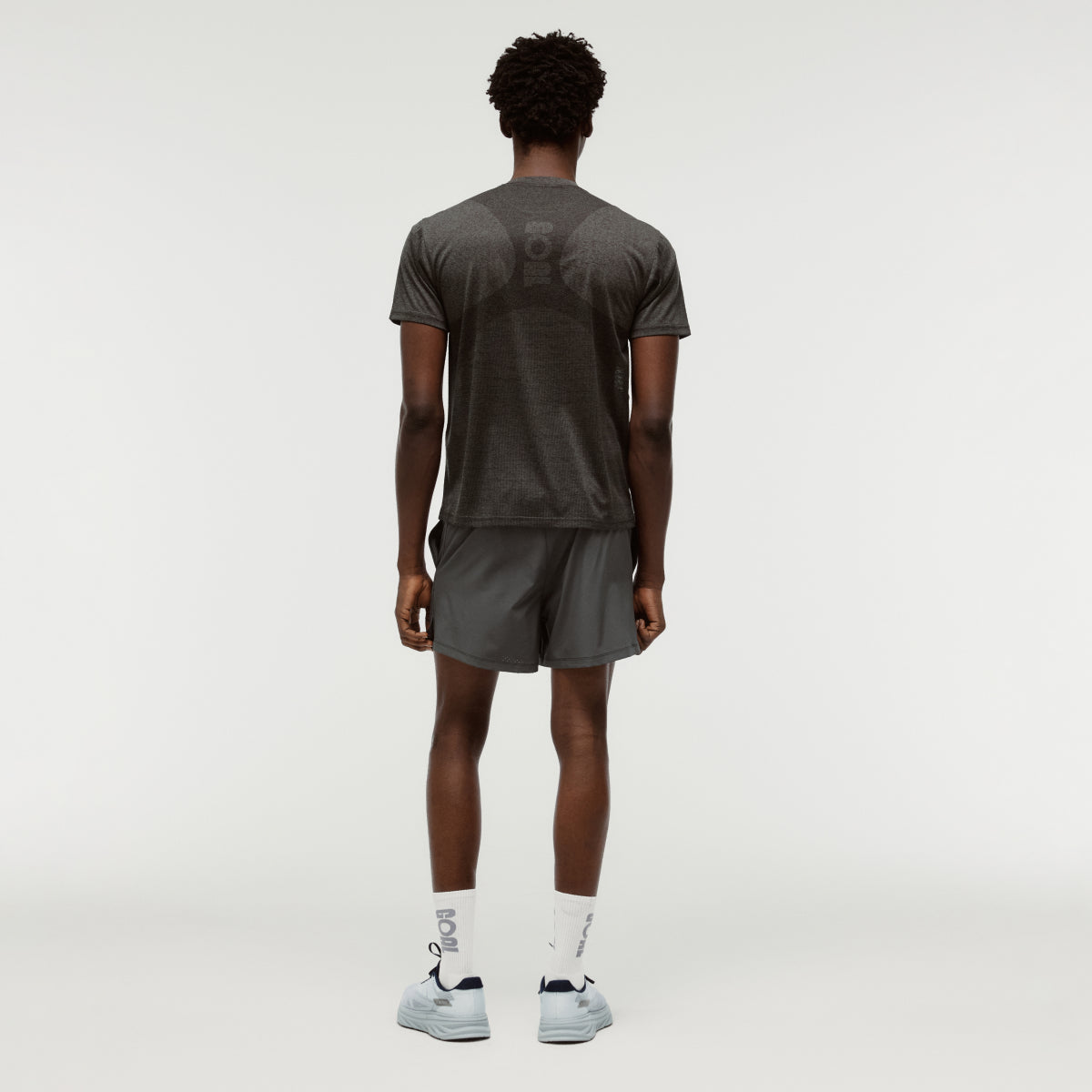 M'S JACQUARD TEE - CHARCOAL
