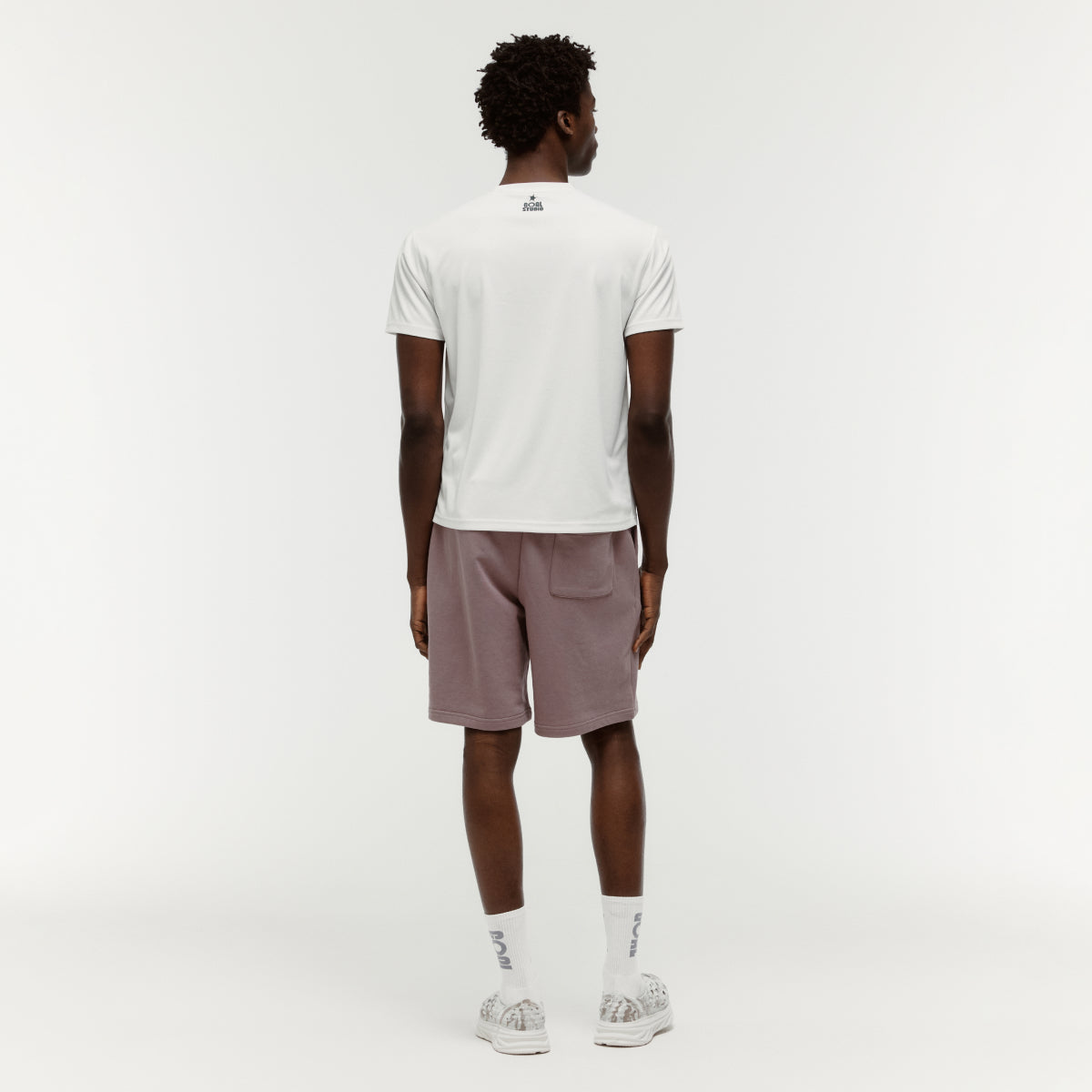 ACTIVE FRONT GOAL LOGO TEE - OFF WHITE