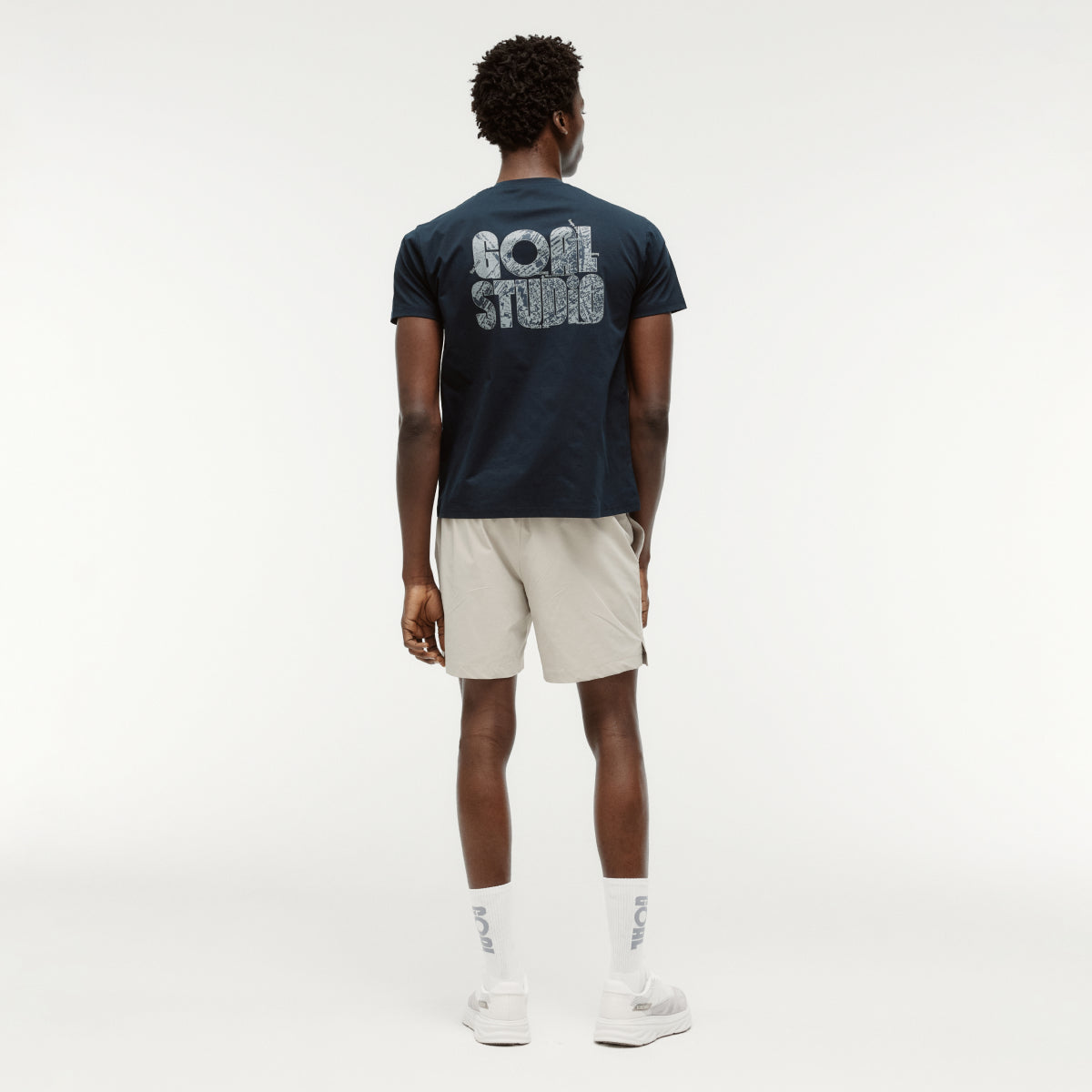 MAP LOGO AIRDRY TEE - NAVY