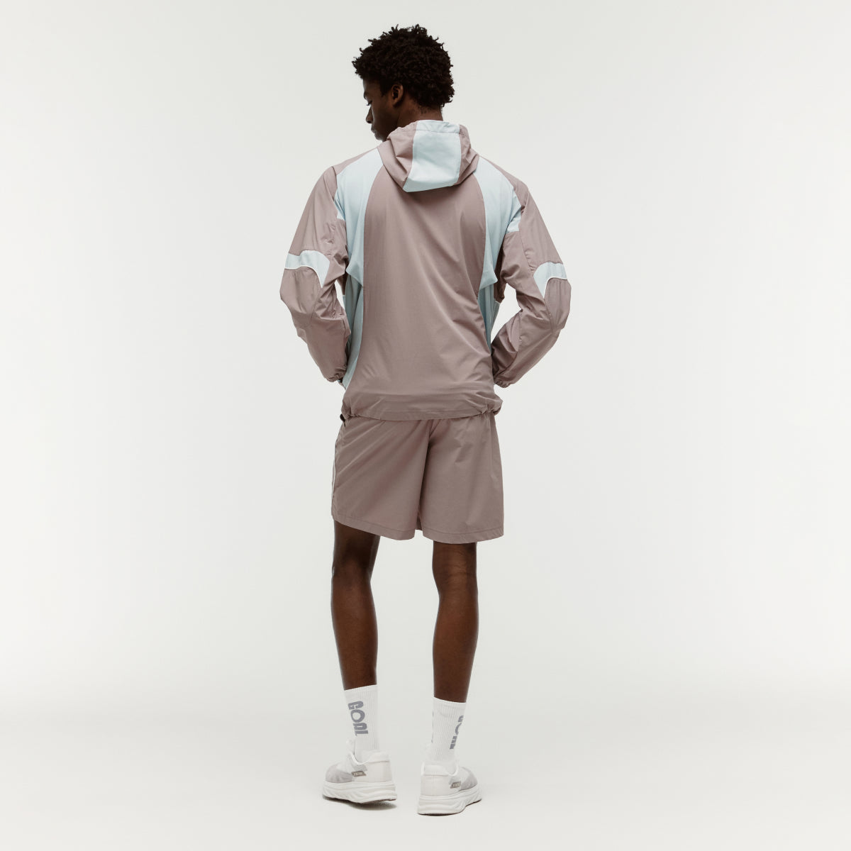 M'S COLOR-BLOCK JACKET - BROWN