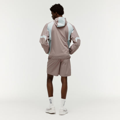 M'S COLOR-BLOCK JACKET - BROWN