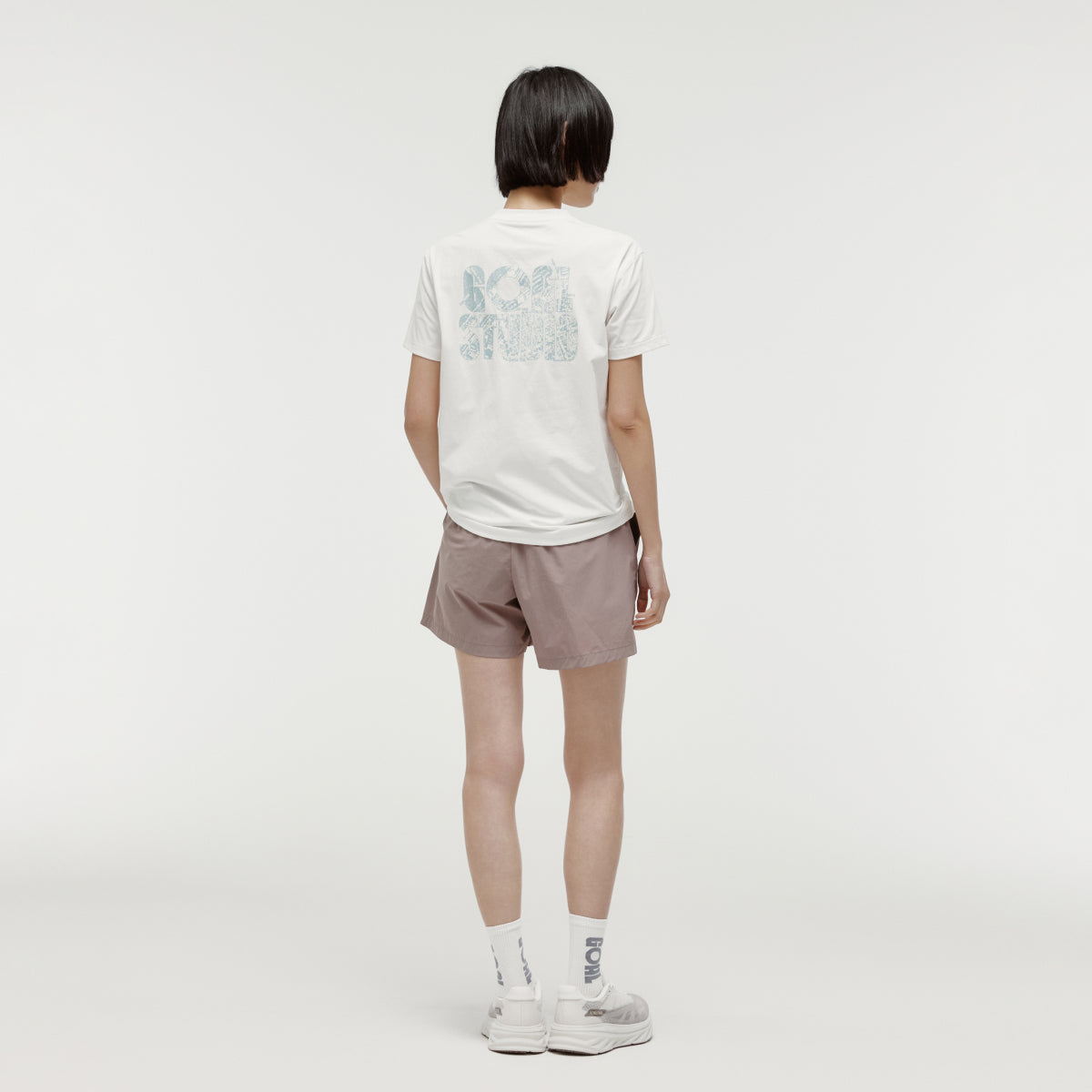 MAP LOGO AIRDRY TEE - OFF WHITE