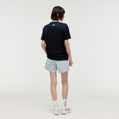 ACTIVE FRONT GOAL LOGO TEE - NAVY