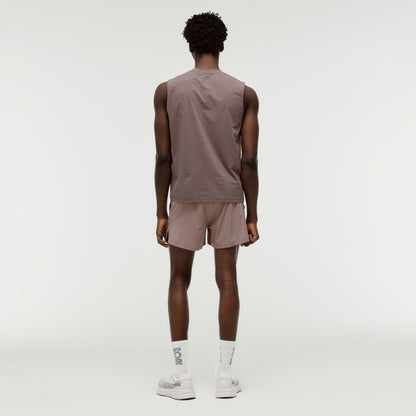 M'S ESSENTIAL AIRDRY SLEEVELESS - BROWN