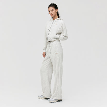 W'S TERRY FLEECE PANTS - OATMEAL