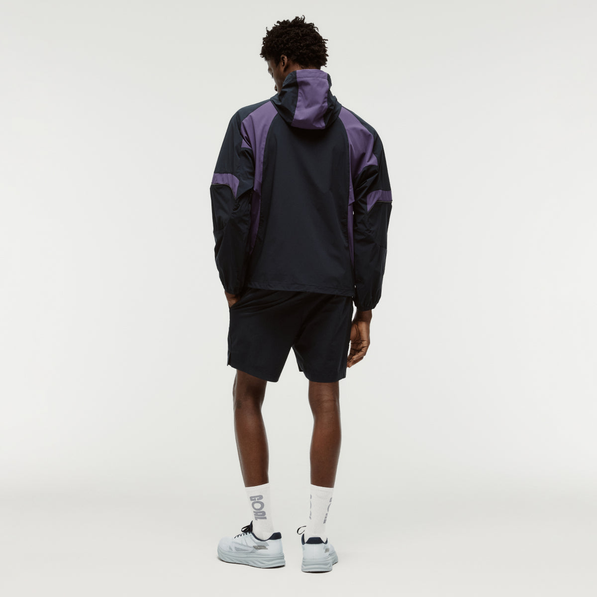 M'S COLOR-BLOCK JACKET - NAVY