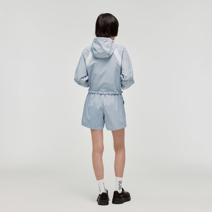W'S COLOR-BLOCK JACKET - SKYBLUE