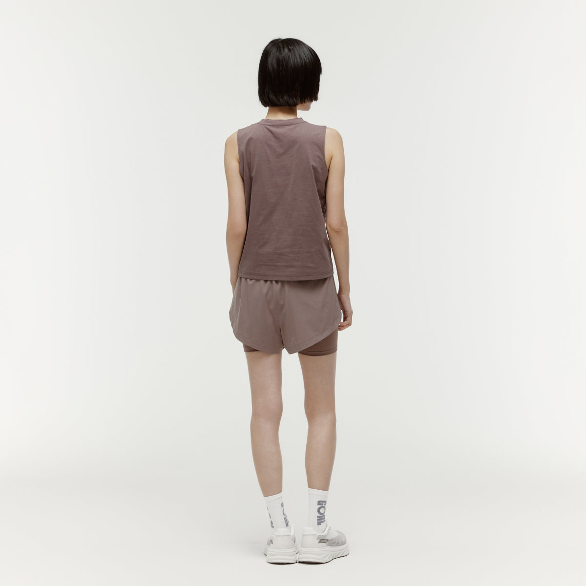 W'S 2" RUNNING SHORTS - BROWN