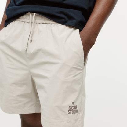 M'S ESSENTIAL STRETCH SHORTS - BEIGE