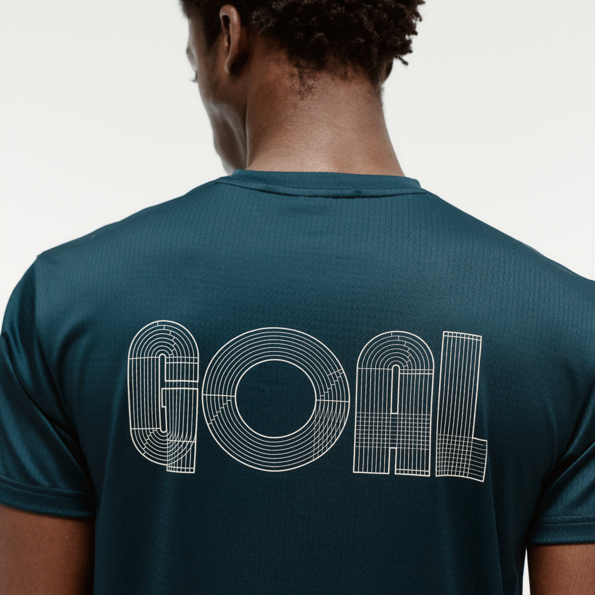 ACTIVE TRACK GOAL LOGO TEE - DARK GREEN