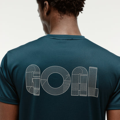 ACTIVE TRACK GOAL LOGO TEE - DARK GREEN