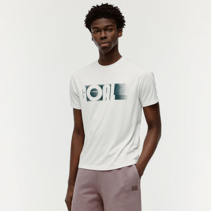 ACTIVE FRONT GOAL LOGO TEE - OFF WHITE