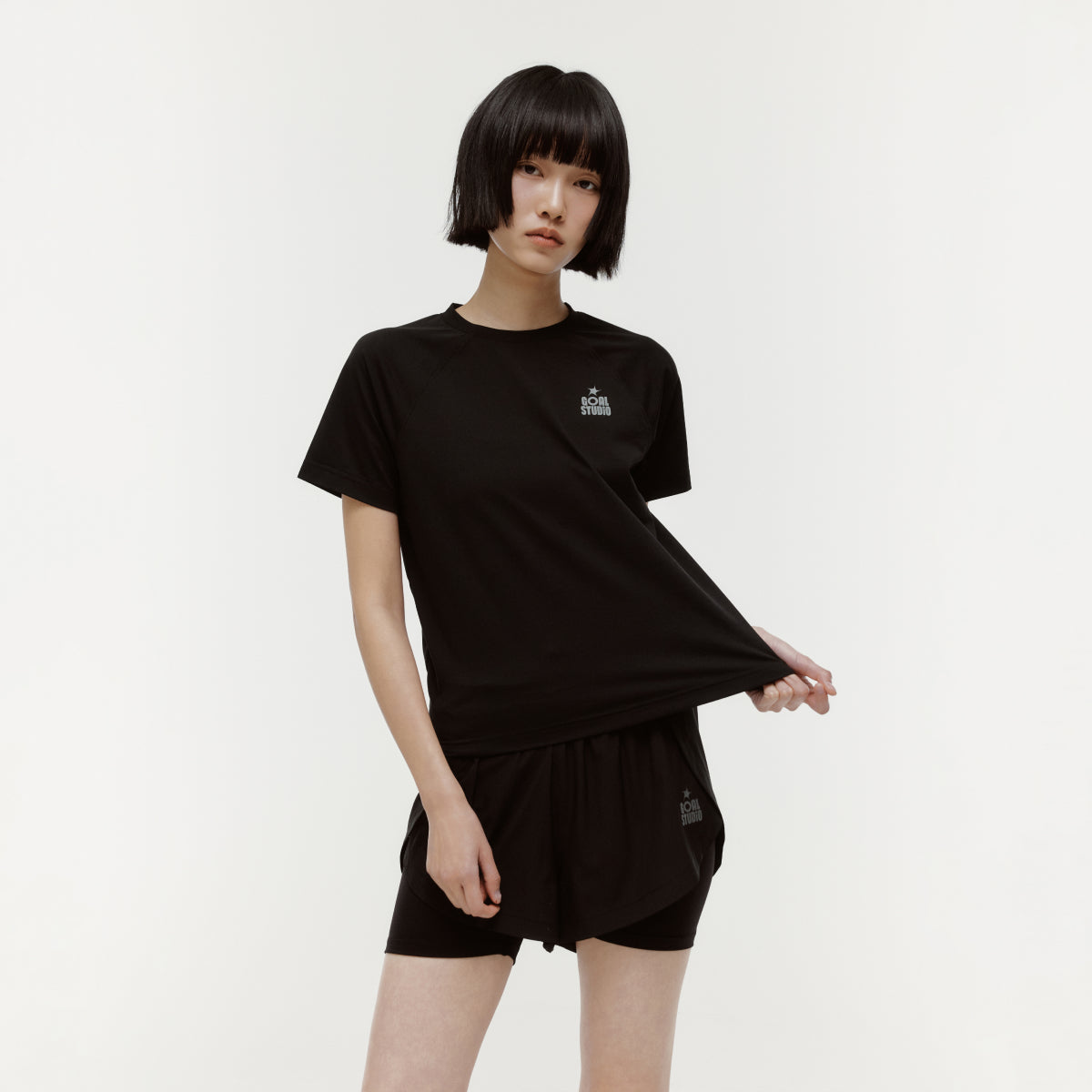 W'S ESSENTIAL AIRDRY TEE - BLACK