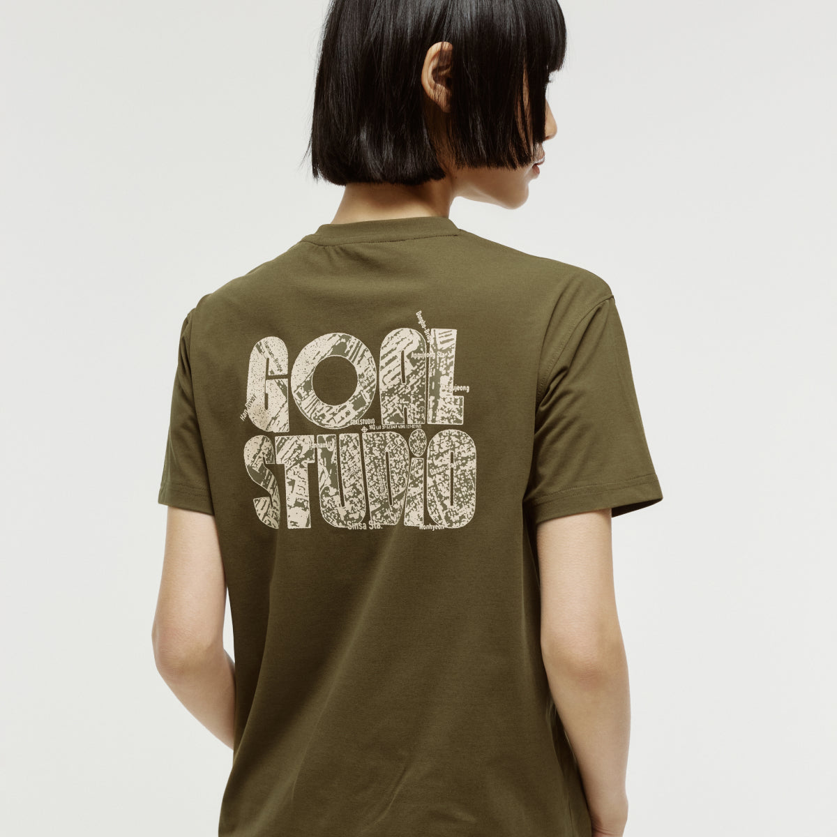 MAP LOGO AIRDRY TEE - OLIVE GREEN
